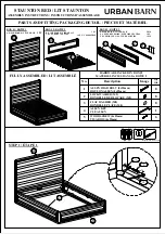 Urban Barn STAUNTON Assembly Instructions preview