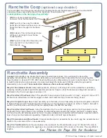 Preview for 15 page of Urban Coop Company Backyard Chicken Coop Assembly Instructions Manual