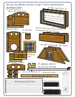 Предварительный просмотр 3 страницы Urban Coop Company Round-Top Mobile Chicken Coop Assembly Instructions Manual