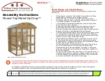 Urban Coop Company Round-Top Stand-Up Coop Assembly Instructions Manual preview