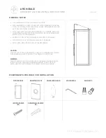 Preview for 1 page of Urban Electric ARCHIBALD Assembly And Mounting Instructions