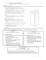 Предварительный просмотр 1 страницы Urban Electric GAS VIC Assembly And Mounting Instructions