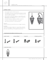 Preview for 1 page of Urban Electric HARROGATE Assembly And Mounting Instructions