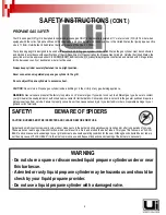 Preview for 5 page of Urban Islands 21118 Assembly & Operating Instructions