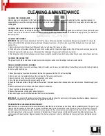 Preview for 18 page of Urban Islands 21118 Assembly & Operating Instructions