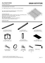 URBAN OUTFITTERS ALONZO BED Assembly Instructions Manual preview