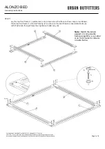 Preview for 3 page of URBAN OUTFITTERS ALONZO BED Assembly Instructions Manual