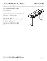 Preview for 1 page of URBAN OUTFITTERS ARIA 68114560 Assembly Instructions