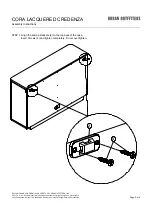 Preview for 2 page of URBAN OUTFITTERS CORA LACQUERED CREDENZA Assembly Instructions