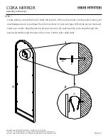 Preview for 2 page of URBAN OUTFITTERS CORA Assembly Instructions