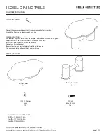 Preview for 1 page of URBAN OUTFITTERS ISOBEL Assembly Instructions