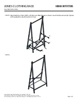 Предварительный просмотр 4 страницы URBAN OUTFITTERS JONES 54463229 Assembly Instructions