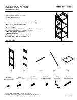 URBAN OUTFITTERS JONES BOOKSHELF Assembly Instructions preview