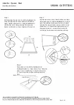 Preview for 2 page of URBAN OUTFITTERS Juliette Queen Bed Assembly Instructions