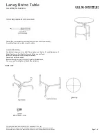 Предварительный просмотр 1 страницы URBAN OUTFITTERS Laney Assembly Instructions