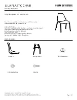 Preview for 1 page of URBAN OUTFITTERS Lila 65313553 Assembly Instructions