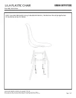 Preview for 2 page of URBAN OUTFITTERS Lila 65313553 Assembly Instructions