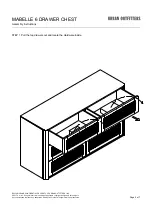 Preview for 2 page of URBAN OUTFITTERS MABELLE 6 DRAWER CHEST Assembly Instructions Manual