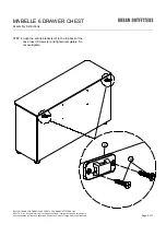 Preview for 5 page of URBAN OUTFITTERS MABELLE 6 DRAWER CHEST Assembly Instructions Manual