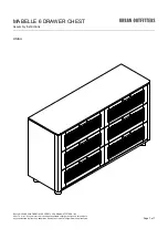 Preview for 7 page of URBAN OUTFITTERS MABELLE 6 DRAWER CHEST Assembly Instructions Manual