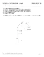 Preview for 2 page of URBAN OUTFITTERS MABELLE 63280507 Assembly Instructions