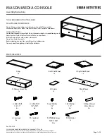 Preview for 1 page of URBAN OUTFITTERS MASON 51704369 Assembly Instructions