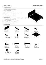 Preview for 1 page of URBAN OUTFITTERS NYLA 66253477 Assembly Instructions