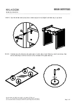 Предварительный просмотр 3 страницы URBAN OUTFITTERS NYLA DESK Assembly Instructions