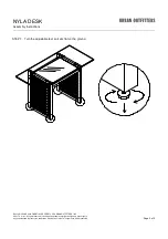 Предварительный просмотр 5 страницы URBAN OUTFITTERS NYLA DESK Assembly Instructions