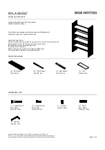 URBAN OUTFITTERS NYLA Assembly Instructions preview