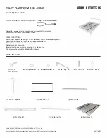 URBAN OUTFITTERS RILEY PLATFORM BED Assembly Instructions preview