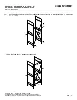 Предварительный просмотр 2 страницы URBAN OUTFITTERS THREE TIER BOOKSHELF Assembly Instructions