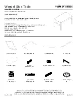 URBAN OUTFITTERS Wendell 78310315 Assembly Instructions preview