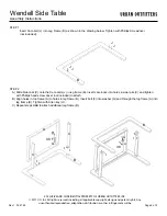 Preview for 2 page of URBAN OUTFITTERS Wendell 78310315 Assembly Instructions