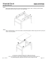 Preview for 3 page of URBAN OUTFITTERS Wendell 78310315 Assembly Instructions