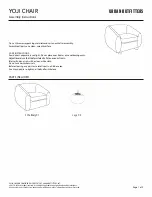 Preview for 1 page of URBAN OUTFITTERS YOJI 57525701 Assembly Instructions