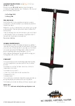 Preview for 2 page of Urban Sports Junkie Pro Pogo Owner'S Manual