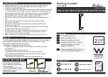 Urban PF600 Installation, Operation And Maintenance Instructions preview