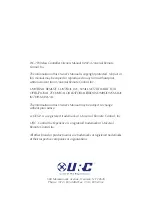 Preview for 2 page of URC ccGEN2 WC-1 Owner'S Manual