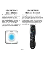 Preview for 6 page of URC HCM-C1 User Manual