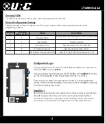 Preview for 7 page of URC LT-3200 Quick Start Manual