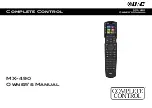 URC MX-490 Owner'S Manual preview