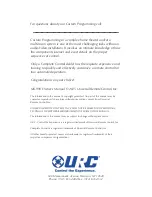 Предварительный просмотр 2 страницы URC MX-990 Owner'S Manual