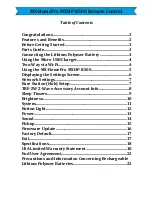 Preview for 2 page of URC MX-HomePro MXHP-R500 Owner'S Manual