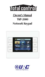 URC TKP-2000 Owner'S Manual preview