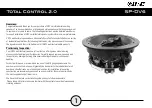 Preview for 2 page of URC Total Control 2.0 SP-DV6 Owner'S Manual