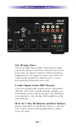 Preview for 9 page of URC Total Control DMS-1200 Owner'S Manual