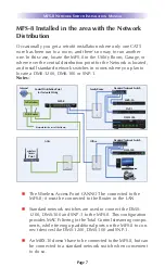 Preview for 10 page of URC Total Control MFS-8 Installation Manual