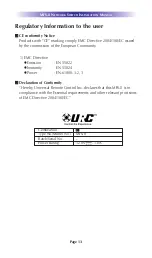 Preview for 16 page of URC Total Control MFS-8 Installation Manual