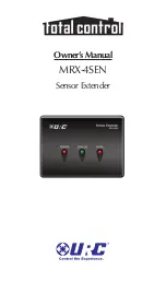 Preview for 1 page of URC Total Control MRX-4SEN Owner'S Manual